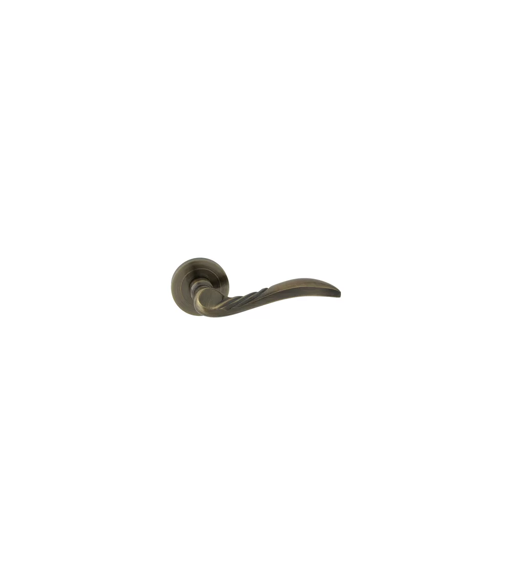 Art Deco door handle bronze finish DOM Petra R
