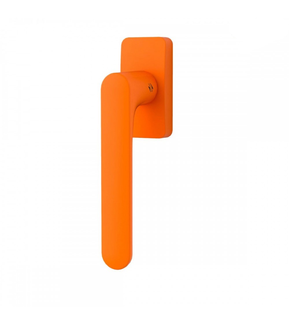 Window handle in Sunset Orange colour for spring