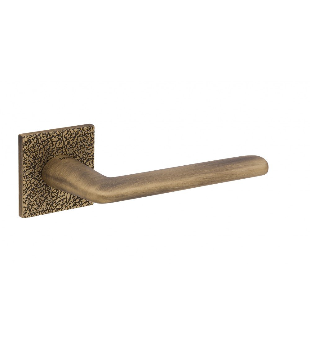 Antique patina bronze finish door handle