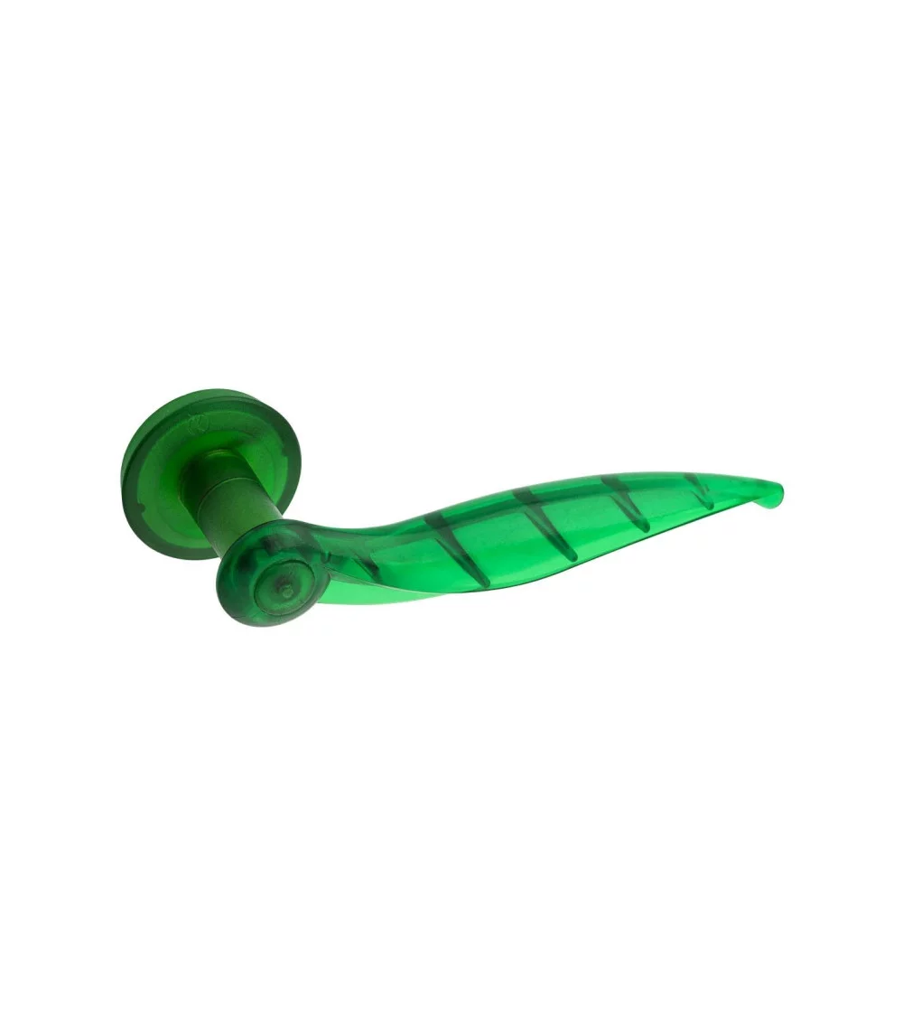 poignée de porte verte