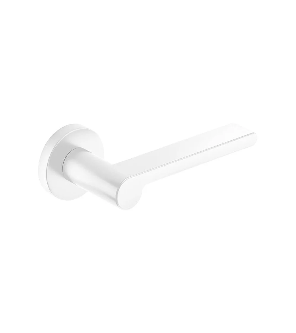 White door handles