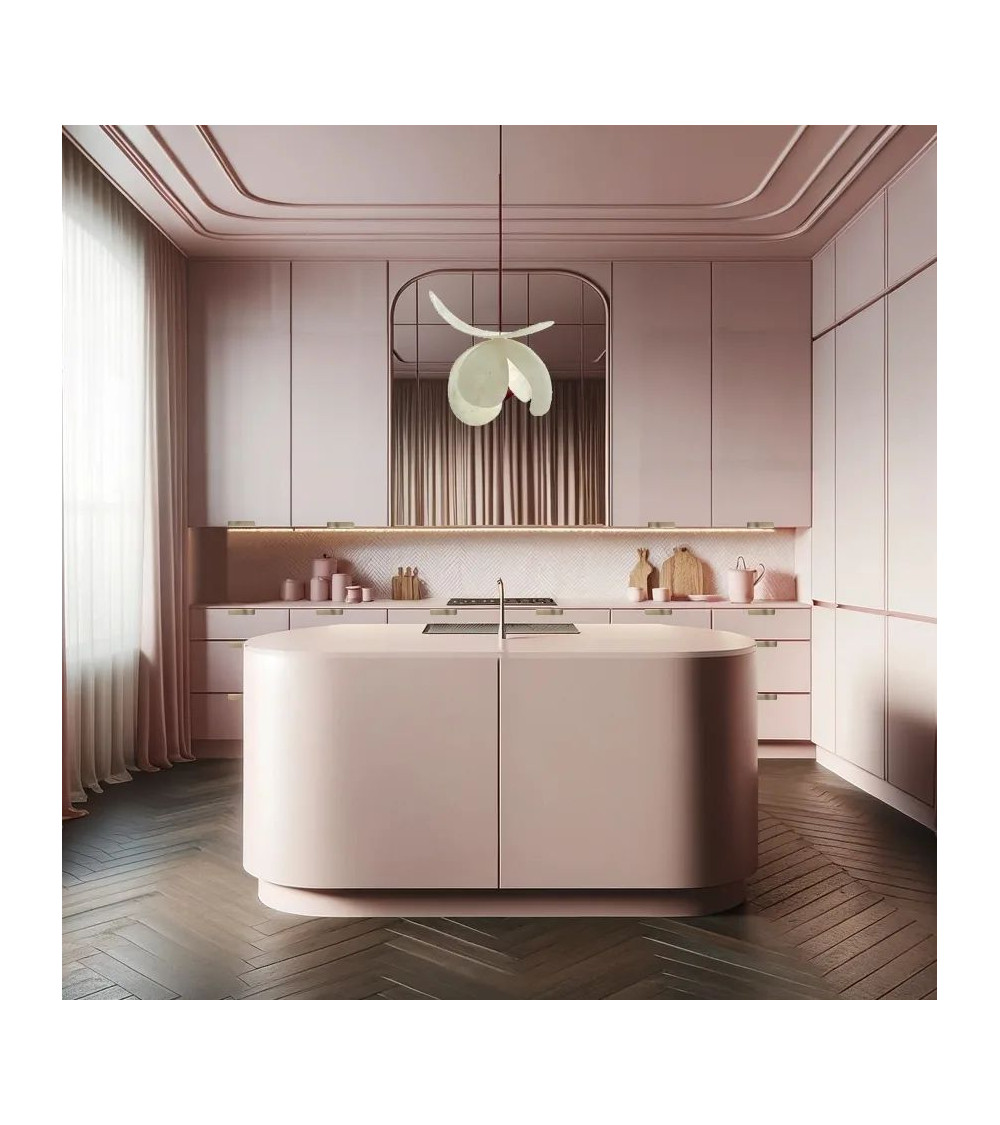 Poignée de meuble laiton pour cuisine moderne
