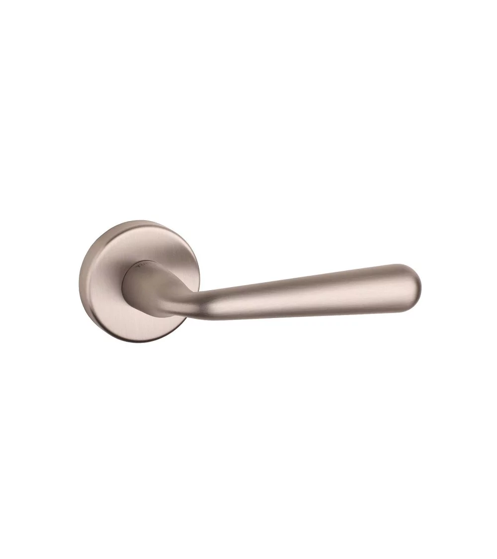 Trendy 2024 brushed nickel finish door handle
